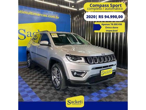 JEEP COMPASS 2.0 16V FLEX SPORT AUTOMÁTICO JEEP COMPASS 2.0 16V FLEX SPORT AUTOMÁTICO